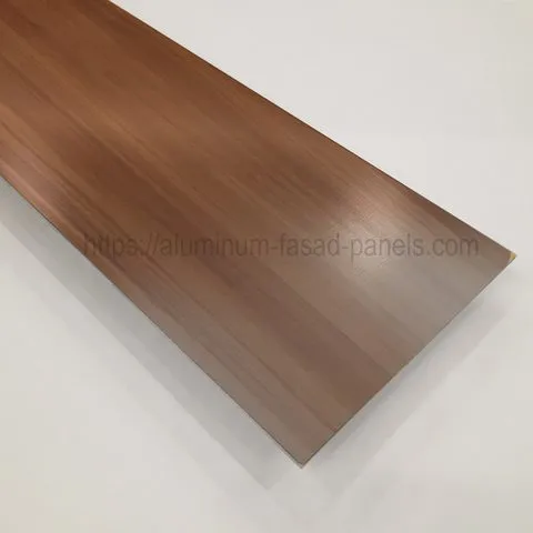 ალუმინის ფურცელი, ფერი Italian Walnut