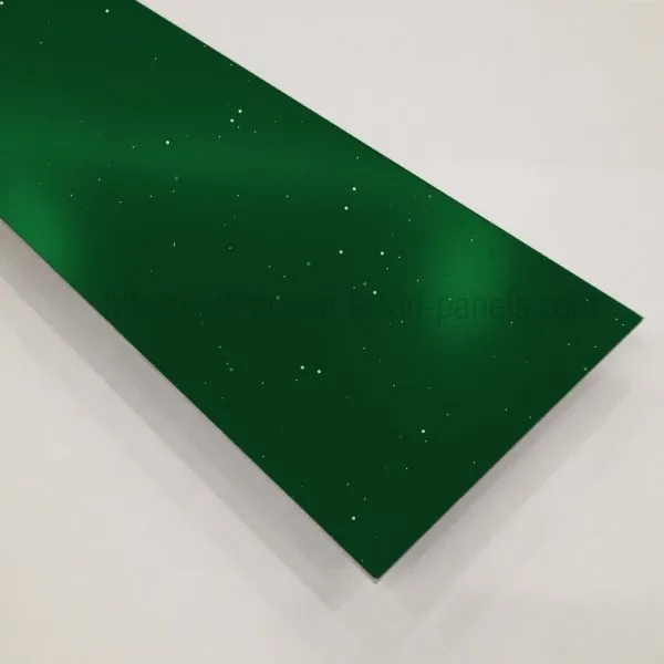 ალუმინის ფურცელი Sparkling მწვანე