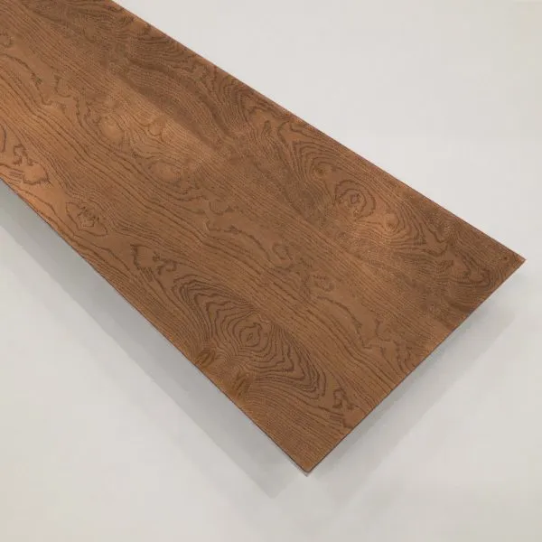 Coil-coated aluminium for facade 1.5×1500×4000, PlastCover coating, colour 1263 Oak Fire AluHype