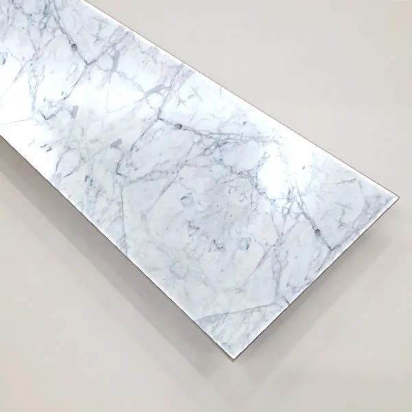 Coil-coated aluminium for facade 1.5×1500×4000, PlastCover coating, colour 1399 Marble Nero AluHype